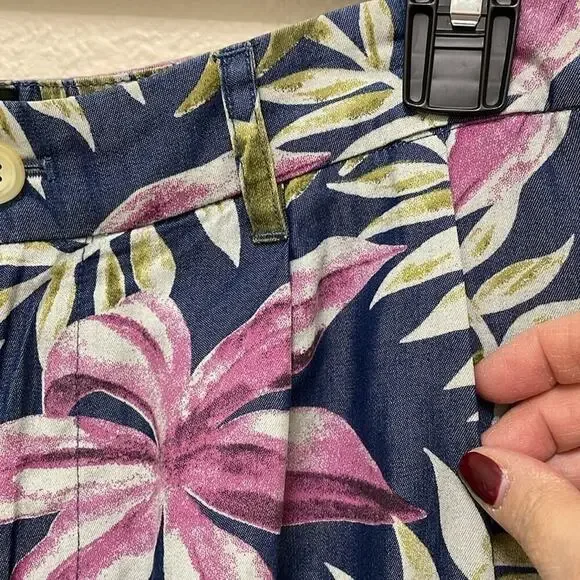 Scotch & Soda Men's Twilt‎ Tropical Print Loose Fit Shorts Sz 30 Blue Green New - Picture 10 of 14